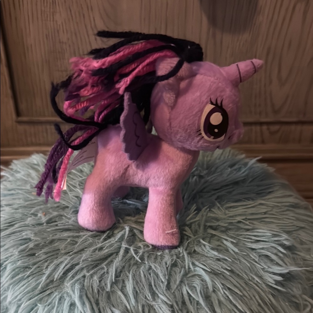 Purple Plush Unicorn Toy - Picture 2 of 4